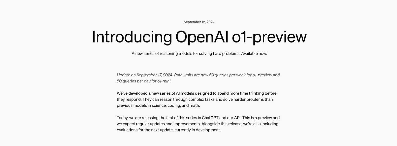 OpenAI o1-preview